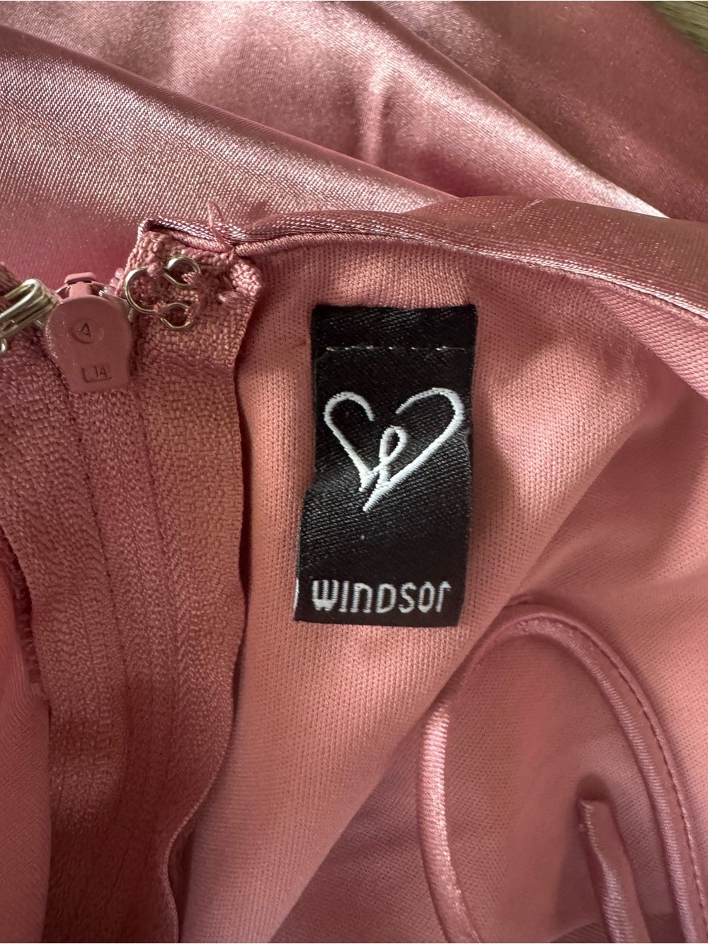 Windsor Rose Pink Spaghetti Strap Party Dress - Picture 6 of 8